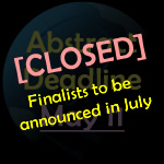 Abstract Deadline- May 11